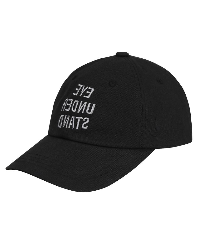 Aieondeoseutaendeu Reverse Logo Ball Cap (Black)