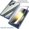 Case for Samsung Galaxy S26 Ultra S26+ Plus with Double Sided Tempered-Glass & Metal Frame Phone Bumpers Full Lens Protection Cover