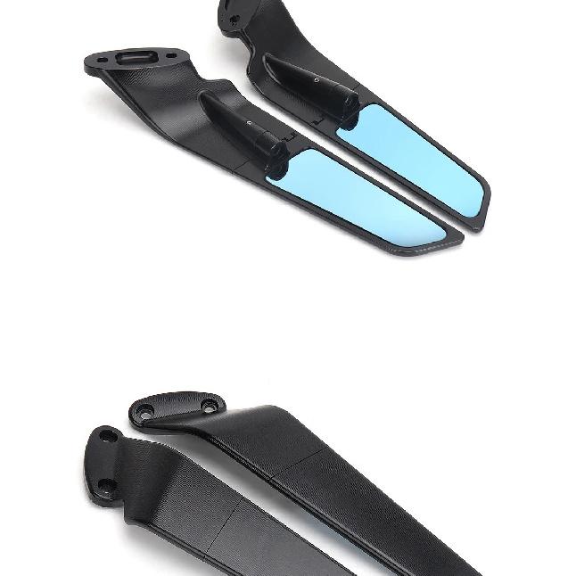 2024 CBR650R Rearview Mirror Motorcycle Invisible Rearview Mirror For Honda CBR 650R CBR650R 2019-2024 Aluminum Winglet Mirror