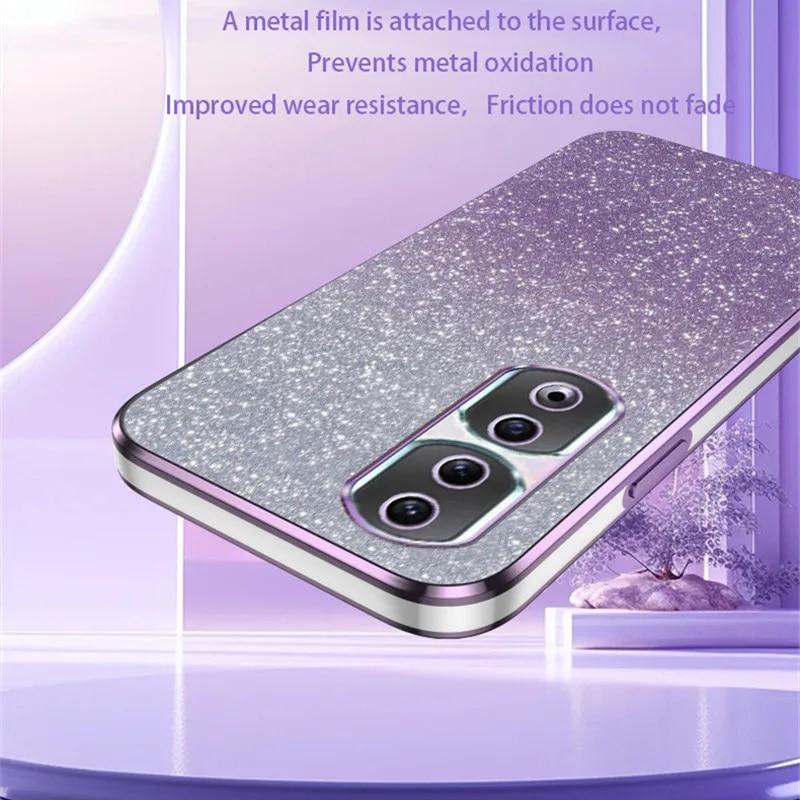Πολυτελής θήκη Glitter Gradient για Huawei Honor 100 90 80 Pro 70 60 SE 50 9X X50 X50i X40 X30 X20 X9A Πίσω κάλυμμα σιλικόνης