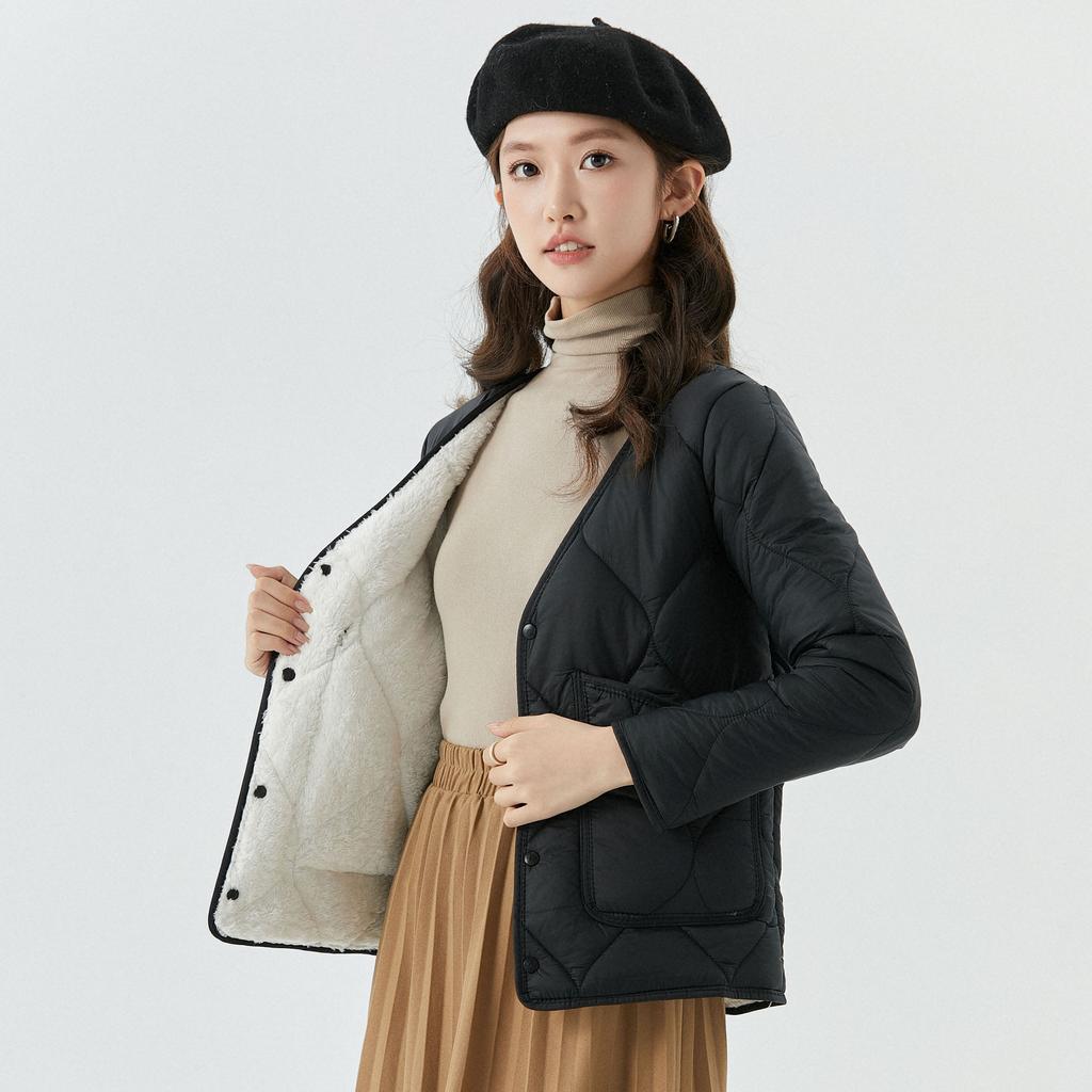 Winter Coat Cotton Jacket Women's Short Section Lightweight Enlarged Cotton Jacket Home Liner Can Be Worn Outside Cotton Women 2508