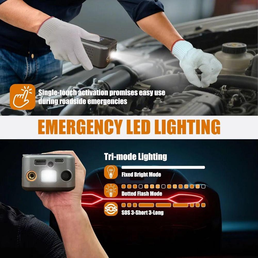 LED Display Car Air Pump Intelligent Car Tire Inflator  For Car Motorcycle Bicycle