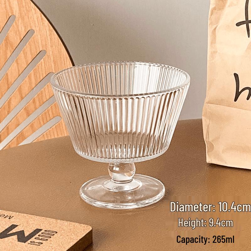 Retro Embossed Sunflower Glass Bowl