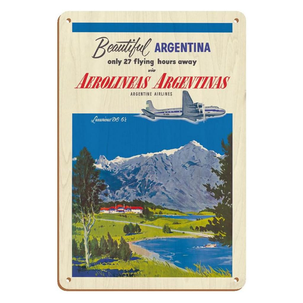 Argentina Metal Tin Sign Football Wall Decoration Plaque Vintage Art Poster Iron Painting for Man Cave Home Cafe Garden Club Bar