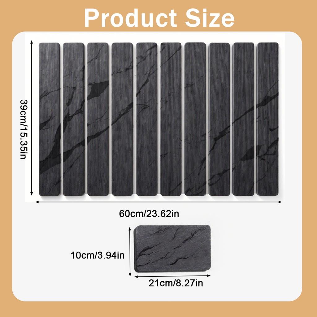 Large Diatomite Drying Mat for Dishes, 24x16 Inch Foldable Non-Slip Kitchen Counter Mat, Fast Absorbing & Antibacterial Sink Pad