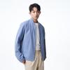 Jack & Jones Men's 2024 Spring Seersucker Baseball Jacket