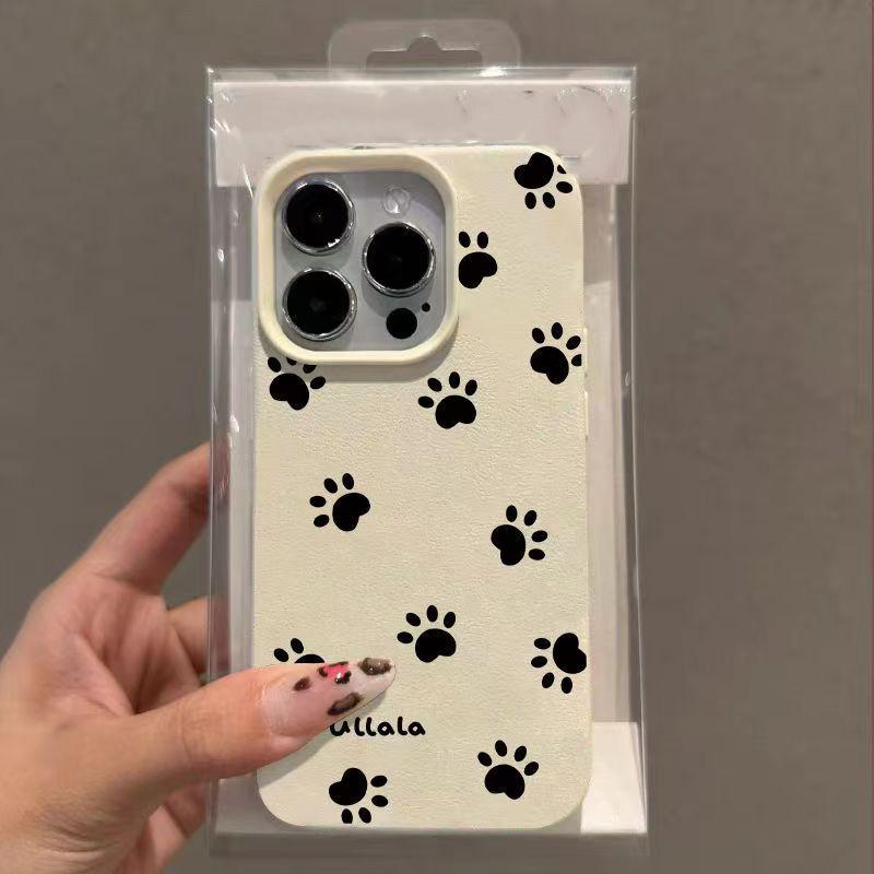 Personalized Cute Cat Paw Pattern Phone Case Iphone16pro For iPhone 16 15 Pro Max 16E 14 13 12 11pro