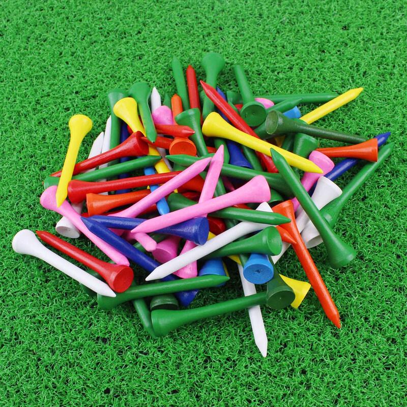 Fengyi Golf Wooden Tees - Mixed Colors (200 Pcs)