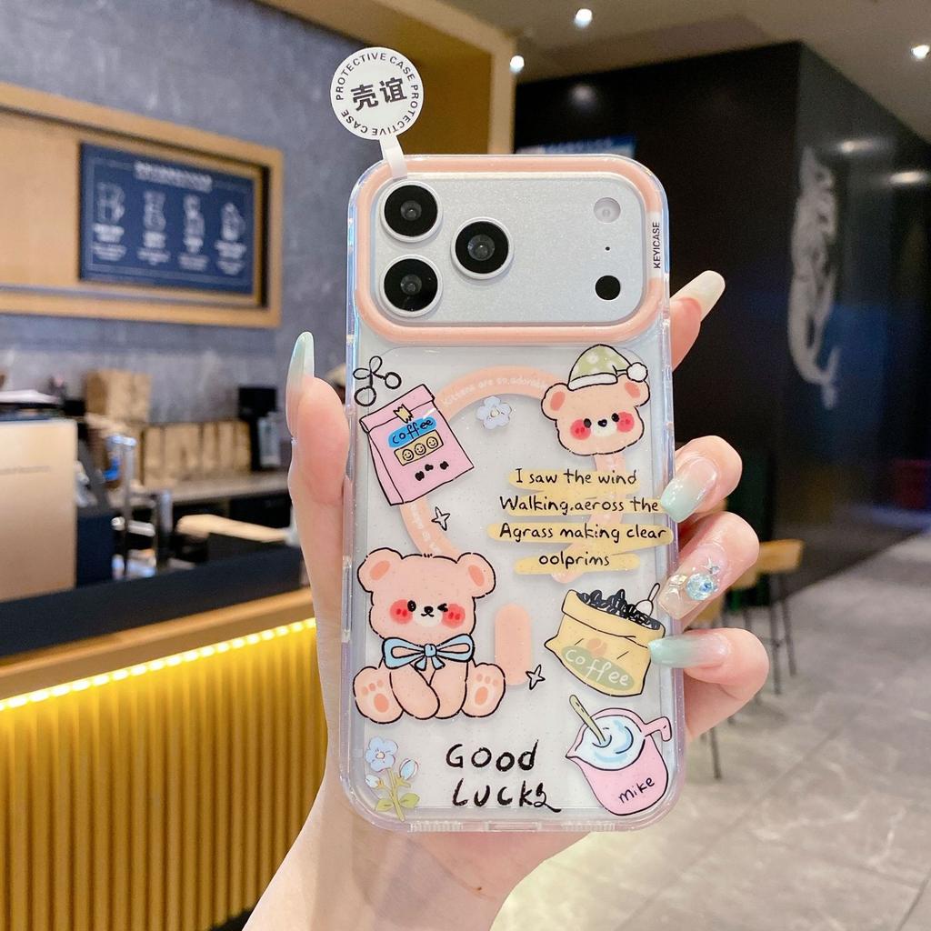 iPhone11Pro Colorful Glitter Magnetic Mobile Phone Case Crying Baby Apple 11 Crayon Small New Protective Cover Flower