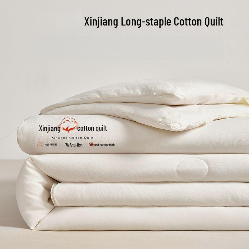 Xinjiang Cotton Lightweight Quilt for Summer, Spring, and Autumn - Ideal for Dorms and Air-Conditioned Rooms