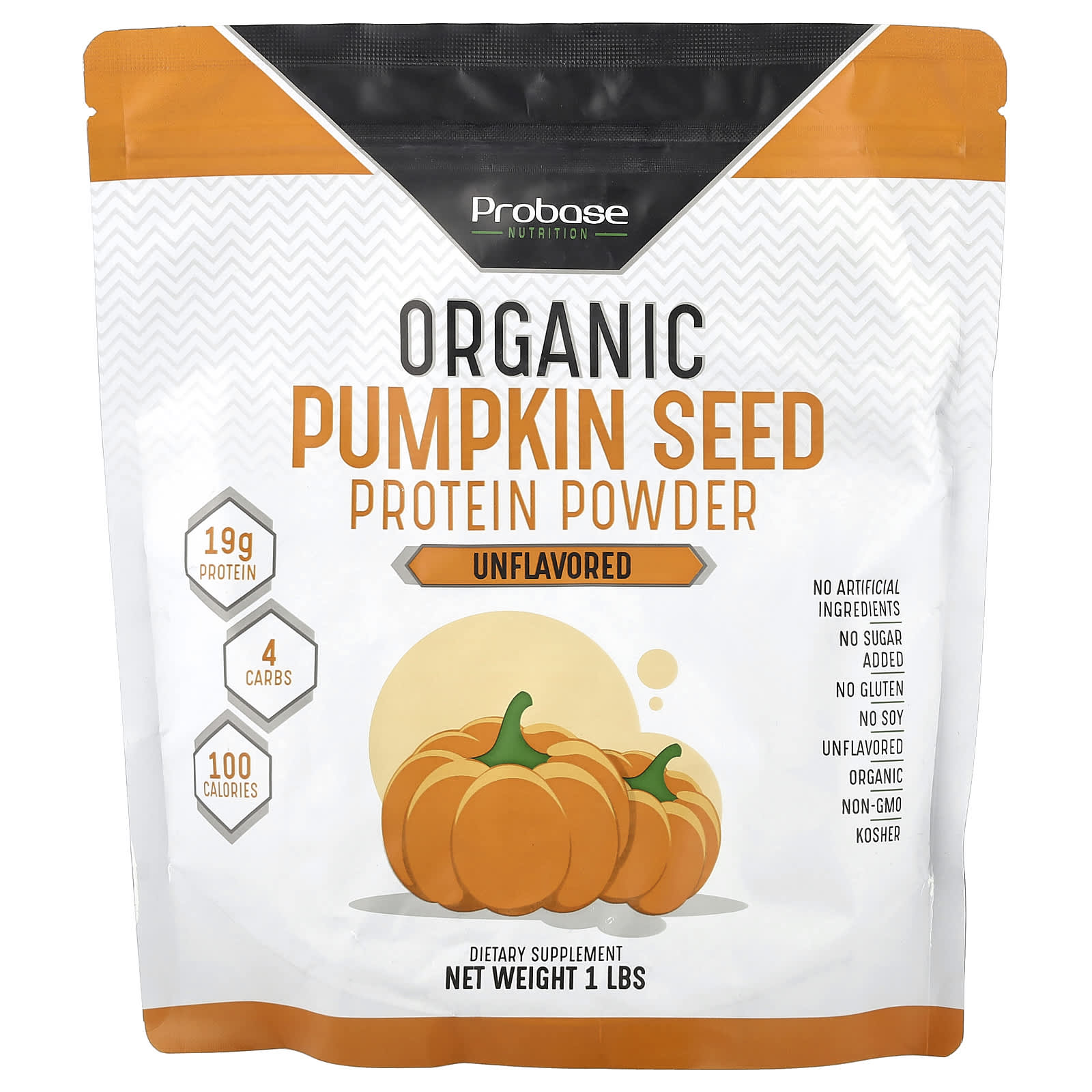 

Organic Pumpkin Seed Protein Powder, Unflavored, 1Lb