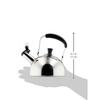 Pearl Metal Whistling Mini Kettle, 1.0L, Induction Compatible, Stainless Steel, Compact, HB-2202