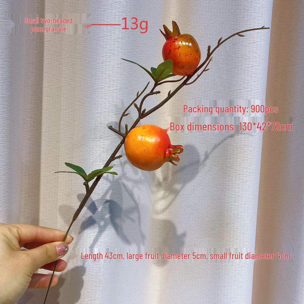 New Year Fortune Bucket: DIY Pomegranate, Persimmon & Apple Floral Arrangement with Foam Berries