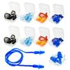 Silicone Corded Ear Plug Protector Anti Lost Reusable Hearing Work Earplugs With Rope