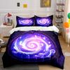 Fantasy Galaxy Art Decoration Set Soft Comfortable Duvet Cover Bedding Set Included 1*Duvet Cover & 2*Pillowcases, Gift