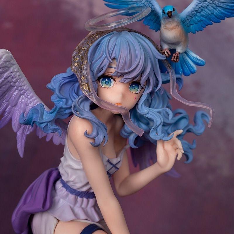 1/6 Scale Little Angel Ariel Figure- Cute & Sexy Bicolor Anime Girl Statue, Desktop Decoration Collectible Premium Version Gift
