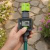 Digitaler Wasserzähler 180° Bildschirmausrichtung Wasserfluss-Sensoren Durchflussrate Außenbereich Garten