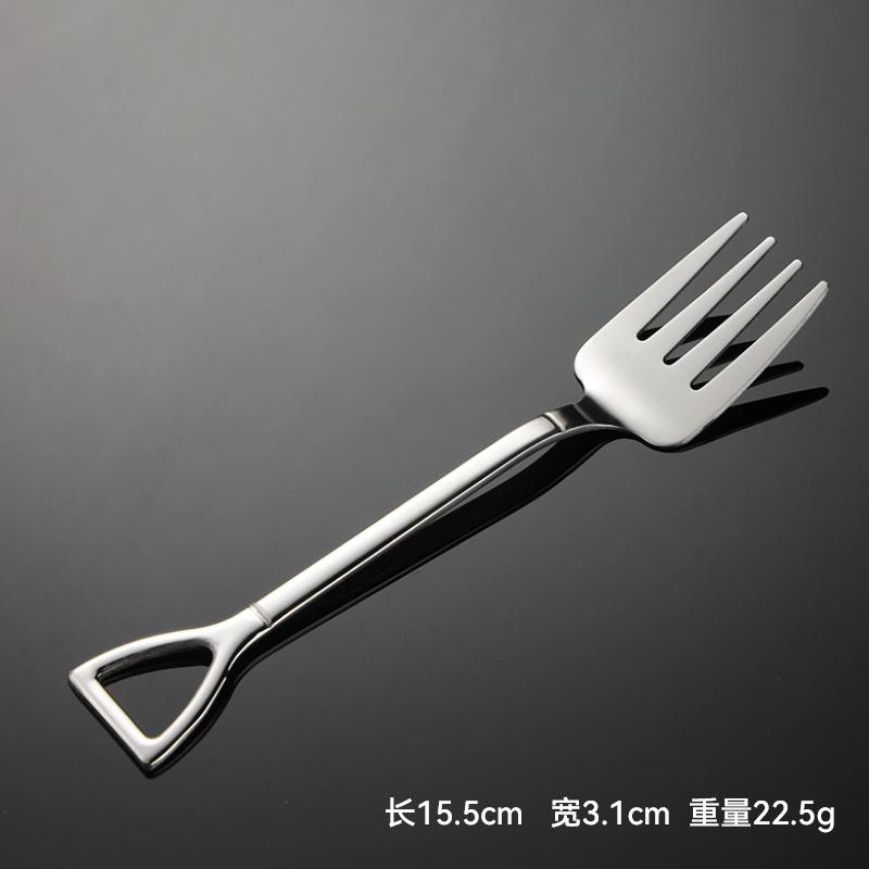 304 Stainless Steel Spatula Fork Spoon Watermelon Spoon Coffee Spoon Children's Spoon Small Creative Cute Gift