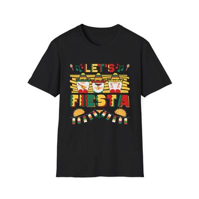Fiesta Unisex Softstyle T-Shirt, Party Tee, Celebration Shirt, Birthday Gift,