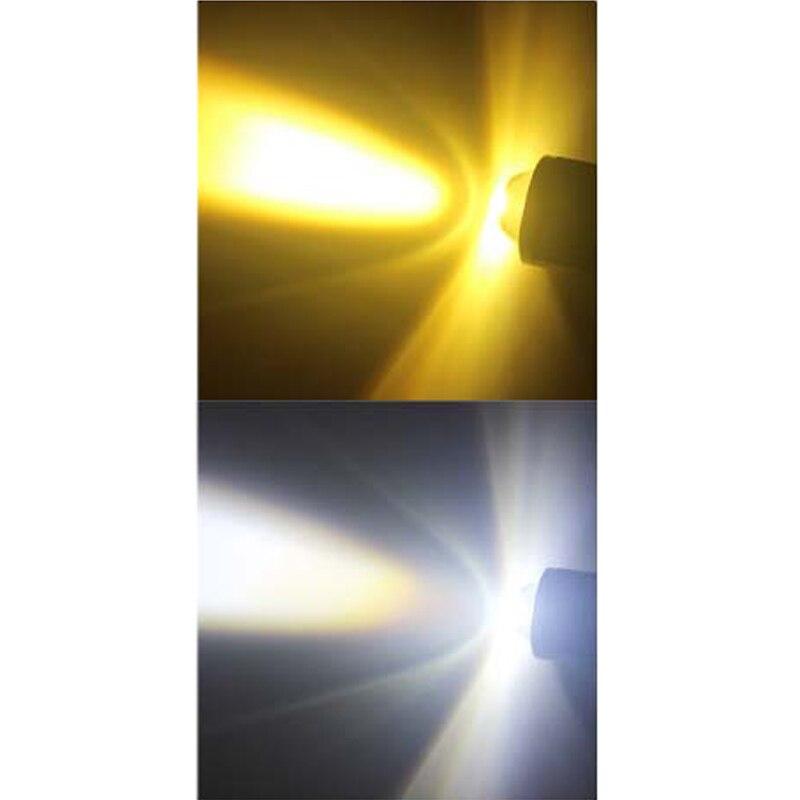 H4 LED Motorcycle Headlight H6 BA20D P15D CSP Led Lens White Yellow Hi Lo Beam Spotlight Motorbike Scooter Running Lamp