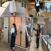 Lan Cabinet temperament square buckle shallow mouth suede commuting versatile flat-soled single shoes women's 2025 autumn new Mary Jane shoes