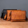 Vrchní vrstva Strom Vysoká Zeleninová Tannená Hovězí Kůže Retro Ležérní Crossbody Taška