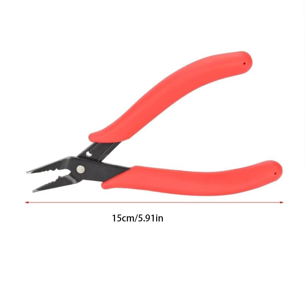 Carbon Steel Jewelry Making Pliers Double Rings Needle Nose Pliers Beading Pliers Handmade Jewelry