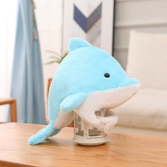 Cosplay Kopfbedeckung Ultraweich Warmhalten Foto Performance Requisite Cartoon Delfin Plüsch Cosplay Mütze für Fotostudio