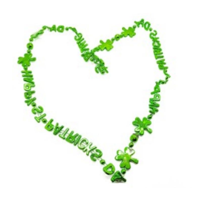 Irish Celebration Necklace Patricks Day Necklace for Irish Festival Atmospheres Celebrations Decors Party Supplies