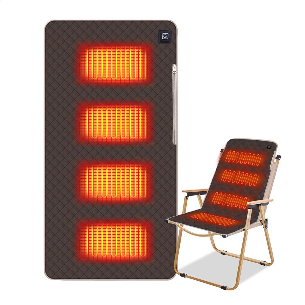 Beheizbares Bürostuhlpolster Smart 5V Tragbarer Heizsitzkissen Heizer Wärmer Wasserdicht Für Studenten Camping Outdoor Rollstühle