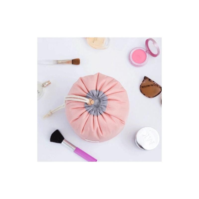 Classic Design Womens Makeup Drawstring Pouch Ideal For Travel And Daily Essentials