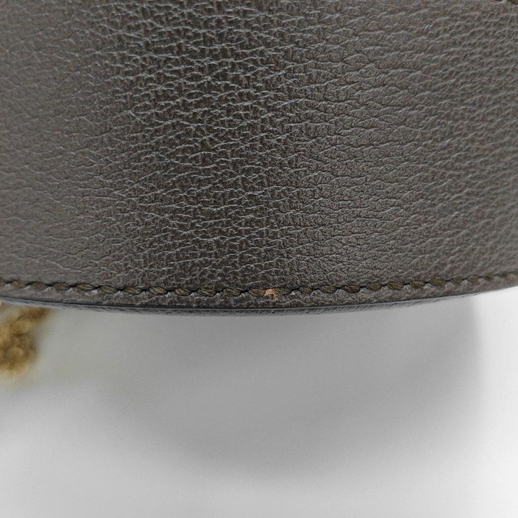 [Pre-Owned] Gucci Ophidia GG Mini Round Bag 'Beige' - Very Good #7WDBC7