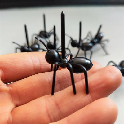6pcs  Ants Food Fruit Picks Decoration Ant Shape Forks Snack Cake Dessert Tableware for Home Kitchen Party Dinner Fruit Pick