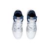 Li Ning Wave PRO Synthetic Leather Slip Resistant Abrasion Resistant Low Top Skateboard Shoes Men's White Gray Blue AECT009-3