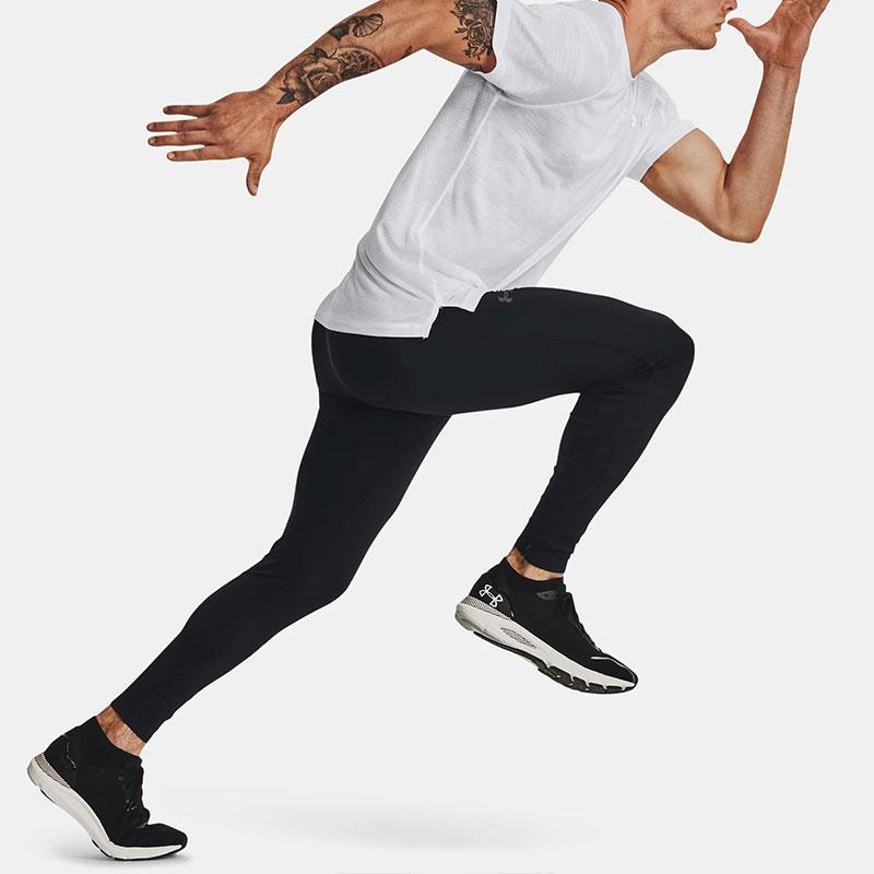 Under Armour Qualifier Elite Tights Men Bottoms Black 1379296-001