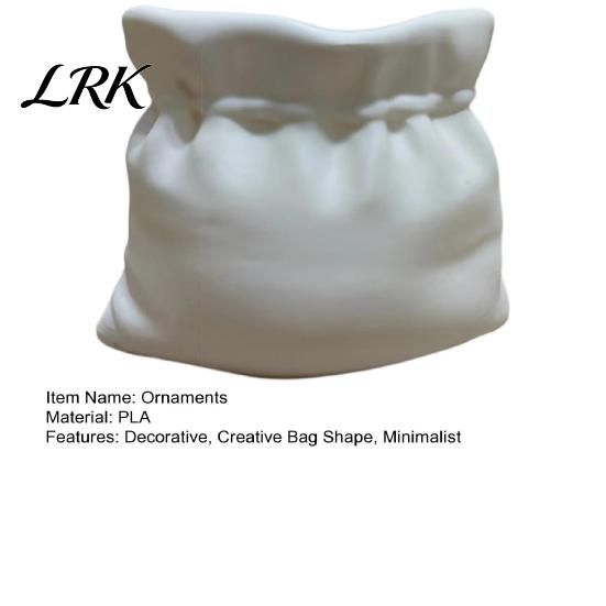 Multi-purpose Flower Pot 3D Printed Succulents Pots, Creative Cloth Bag Shape Pots for Crack-resistant Ornament Indoor Plants, Multi-Purpose