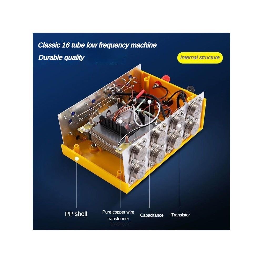 Portable Electric Fish Shocker Low Frequency High Power Inverter Household 12V Battery Booster