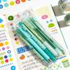 6Pcs Gel Pens Set 0.5mm Fine Point Black Ink Retractable Ballpoint Pens, Cute Aesthetic Pens for Writing School Office Supplies
