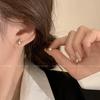 Sweet and cool girl~ Light luxury high-end butterfly earrings New year's trendy cold wind sweet stud earrings and ear jewelry
