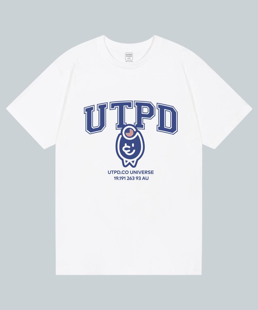 UNTAPPED STUDIO Ted Authentic Logo Pure Cotton Big Oversized Short Sleeve T-Shirt 2 Colors