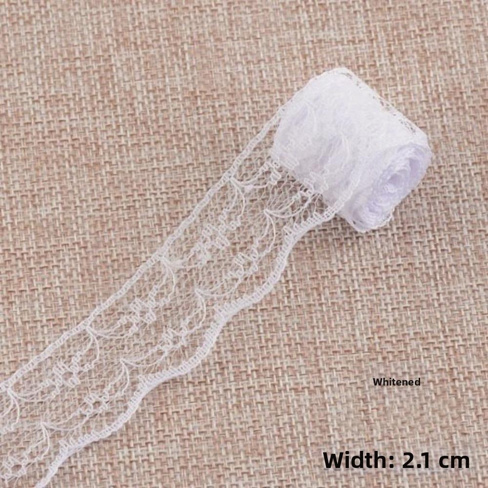 10 Meters Roll Lace Ribbon Non-Stretch Embroidered Net Trim New Unilateral Lace Trim  Decoration