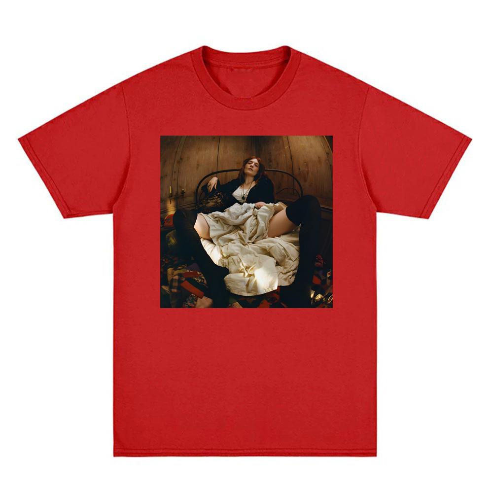 florence and the machine Everybody Scream The new album T-shirt High Quality Summer Tee-shirt Sleeve Clothes 100%Cotton Tops