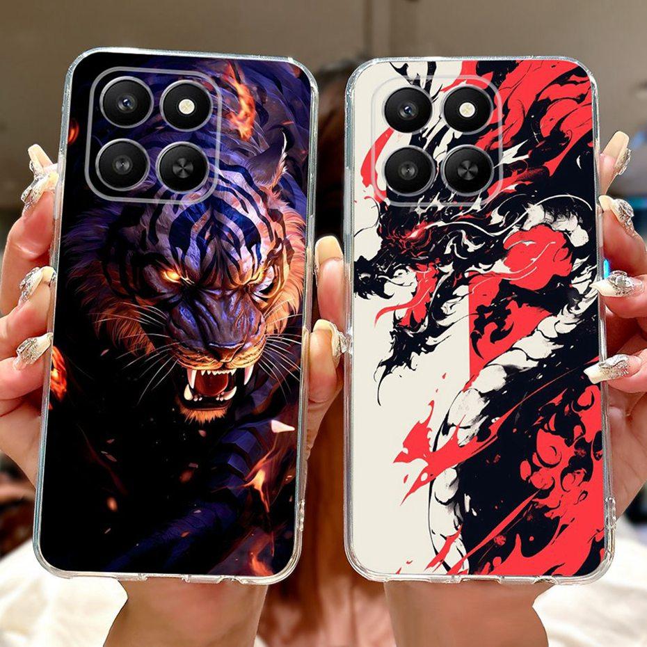 Modische Bemalte Hülle Für Honor 400 Smart X7D Weiche Silikon TPU Handyhüllen Für Honor X7D 400Smart 5G LGN-NX1 Hüllen Stoßfänger