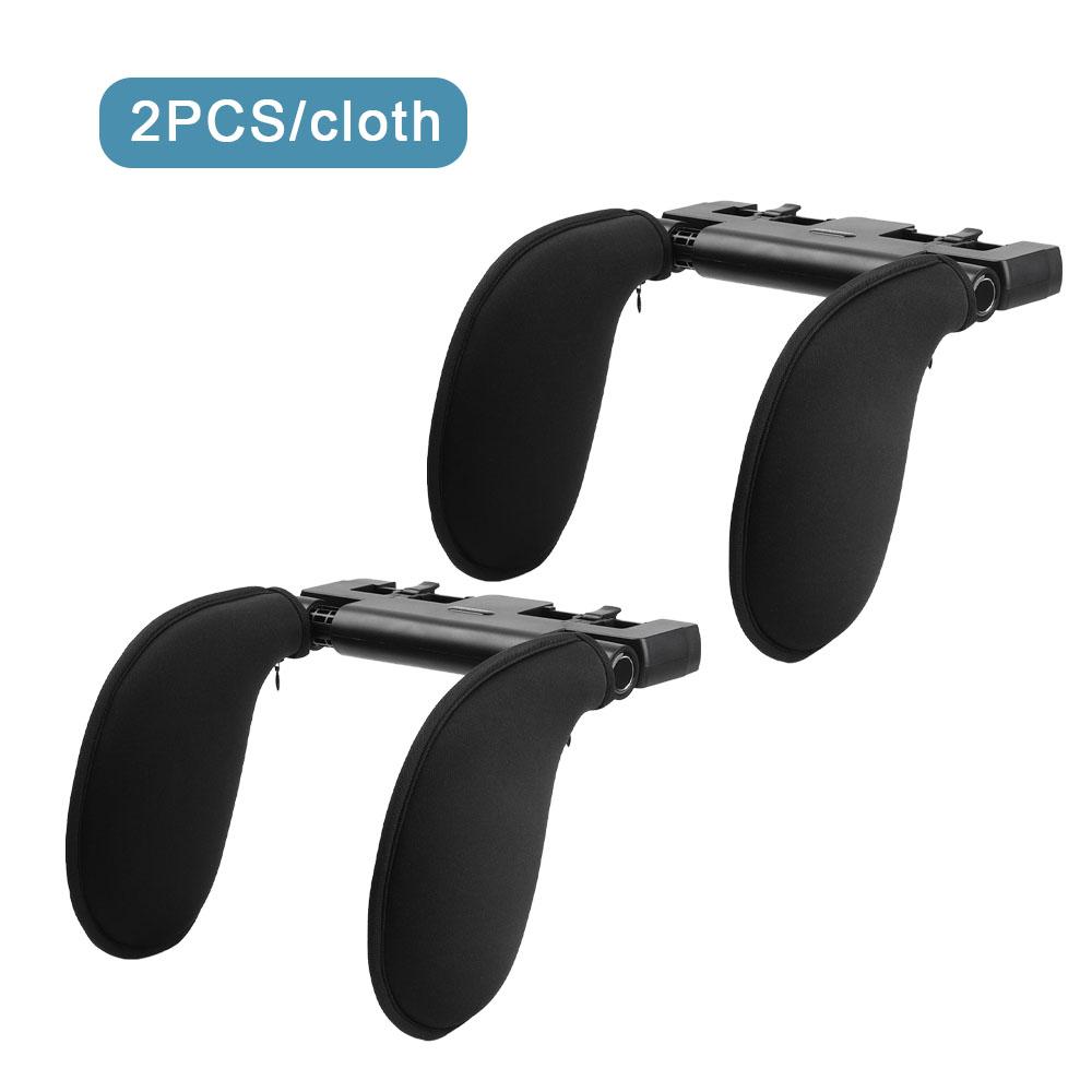 Car Neck Pillow Adjustable Auto Seat Headrest with Hook Pillow for Driver Seat Children Side Head Neck Rest Support