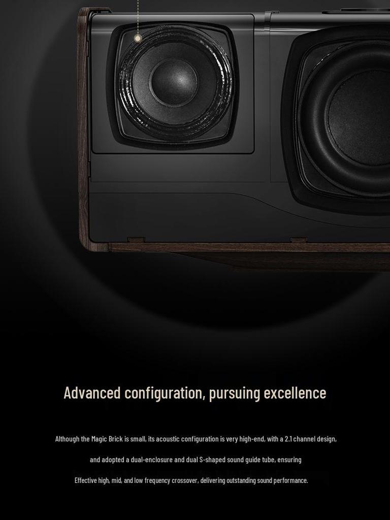 DOSS SoundBox MAX Bluetooth HIFI Speaker - Magic Brick for Home, Desktop, and TV Audio