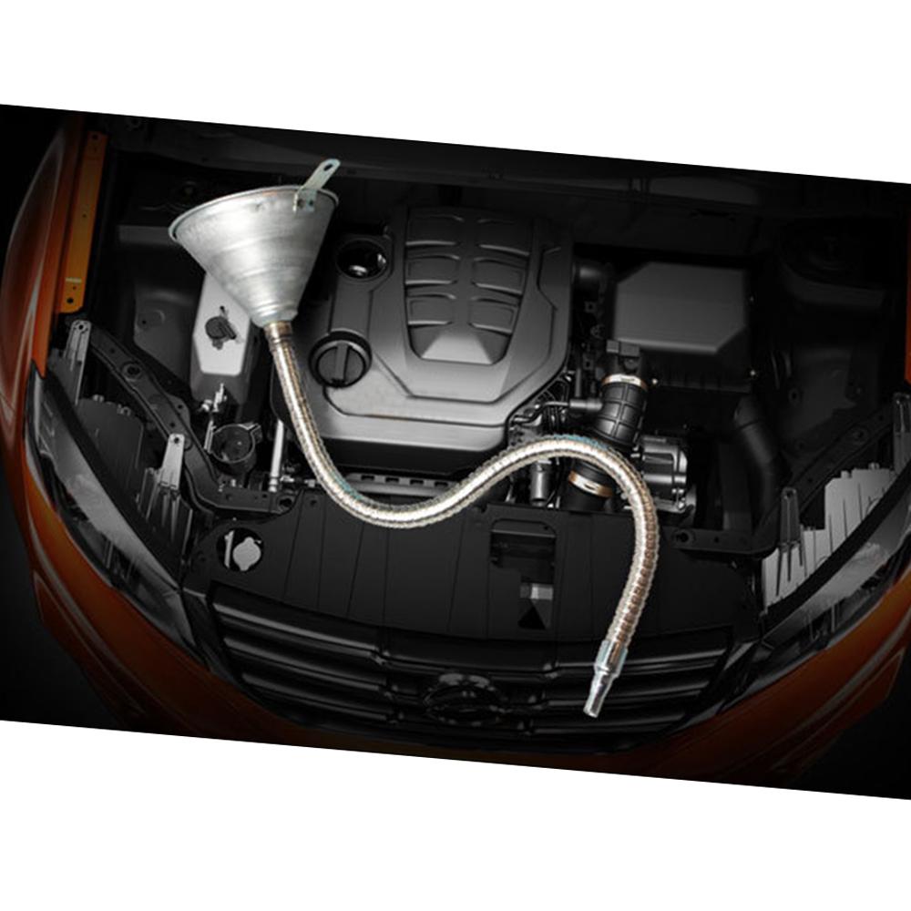 Metal Funnel Flexible 24.8inch for Car and Motorcycle Emergency Refueling
