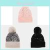 Knitted Hat For Women With Sequin Plush Material Warmth Windproof Spring Autumn