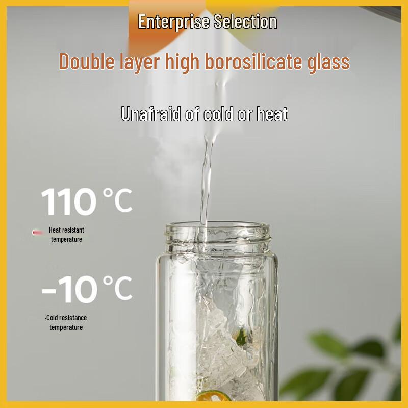 Supor Double-Wall Glass Tea Tumbler