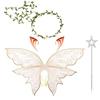 4Pcs Party Dress Up Butterfly Fairy Wings Set Lightweight Dress Up Wings  Women Girls