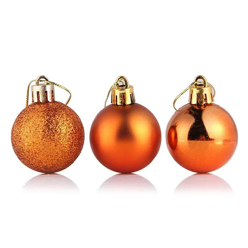 24pcs/Box Christmas Balls Christmas Tree Ornaments Christmas Decoration for Home Party Christmas Hanging Pendant